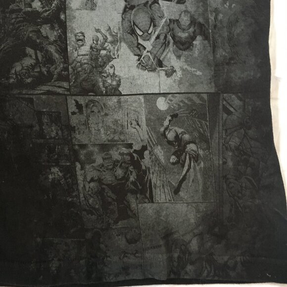 Marvel Spiderman T Shirt Mens Small S Black Short Sleeve Universal Studios - Picture 4 of 10